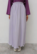 Load image into Gallery viewer, Tyesha Pleated Skirt (Pale Purple)