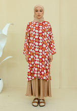 Load image into Gallery viewer, Ibna Printed Tunic (Red Brown)