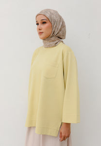 Zen Boxy T-Shirt (Light Yellow)