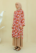Load image into Gallery viewer, Ibna Printed Tunic (Red Brown)