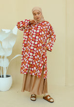 Load image into Gallery viewer, Ibna Printed Tunic (Red Brown)
