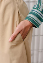 Load image into Gallery viewer, Armel Cotton Skirt (Khaki)