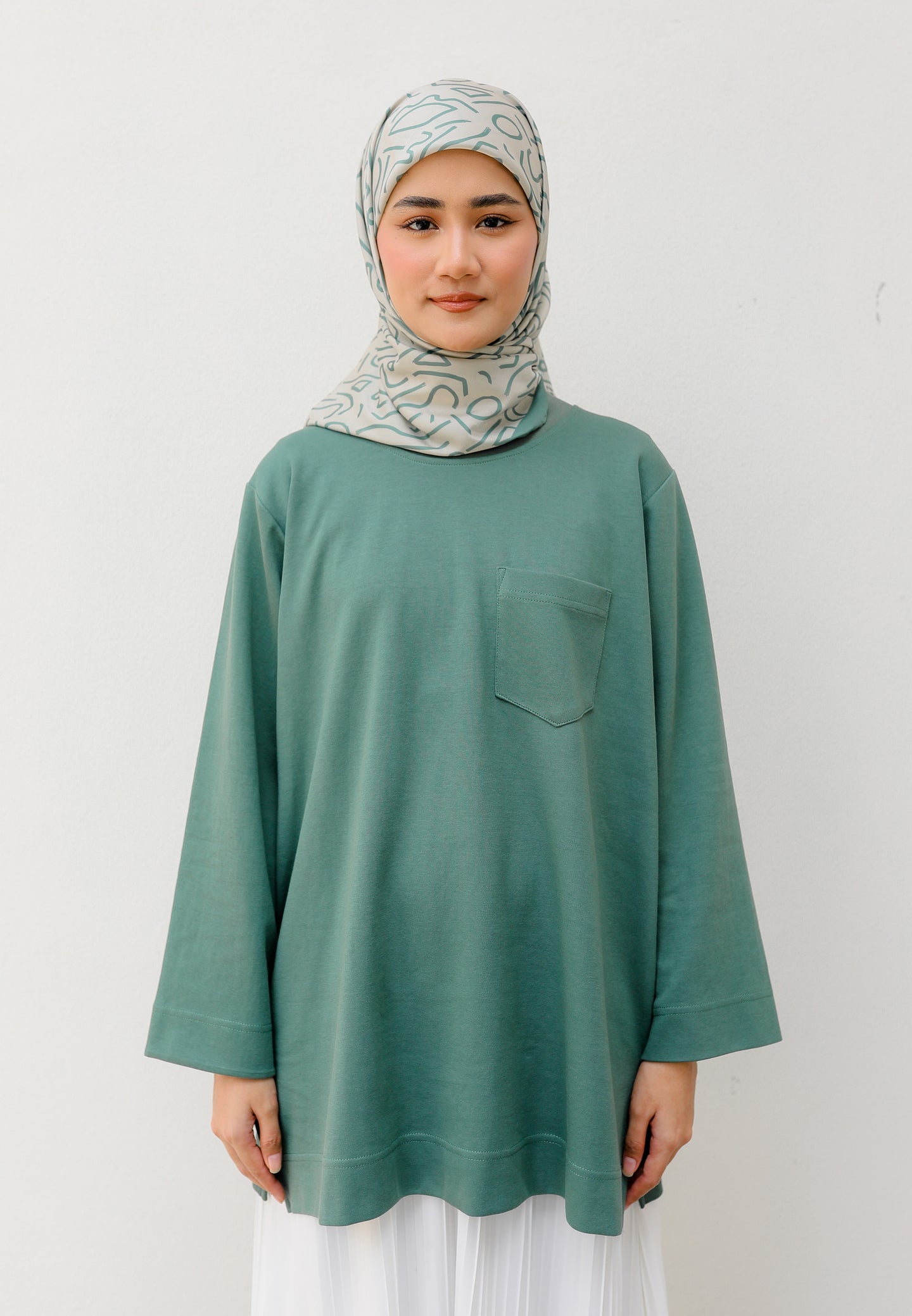 Zen Boxy T-Shirt (Sea Green)