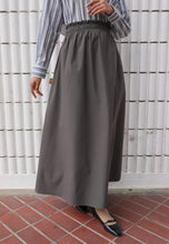 Load image into Gallery viewer, Armel Cotton Skirt (Dark Grey)