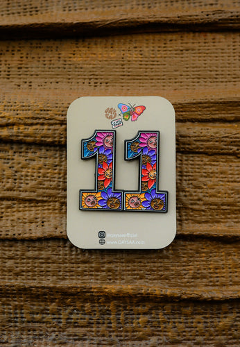 Enamel Pins (11 Bunga)