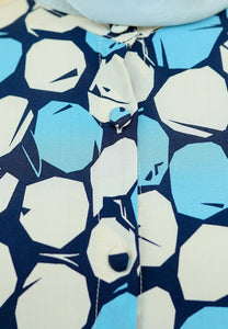 Ibna Printed Tunic (Dark Blue)