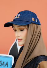 Load image into Gallery viewer, Bunga 11 Dad Cap (Blue-Black Denim)