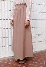 Load image into Gallery viewer, Armel Cotton Skirt (Brown)