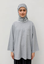 Load image into Gallery viewer, Zen Boxy T-Shirt (Melange Grey)