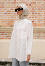 Load image into Gallery viewer, Hessa Linen Top (White)