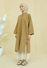 Load image into Gallery viewer, Ibna Printed Tunic (Moss Green Waffle)