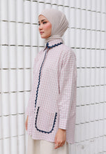 Load image into Gallery viewer, Camilla Checkered Top (Pastel Pink)