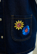 Load image into Gallery viewer, Bunga-Bunga Vest (Blue-Black)