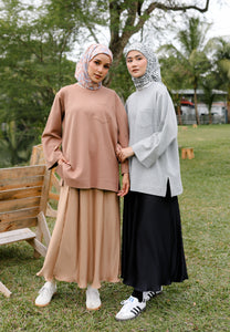 Zen Boxy T-Shirt (Brown)