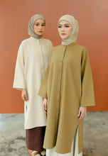 Load image into Gallery viewer, Ibna Printed Tunic (Moss Green Waffle)