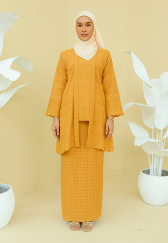 Ukhwah Kurung (Mustard)