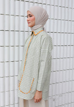 Load image into Gallery viewer, Camilla Checkered Top (Pastel Green)
