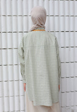Load image into Gallery viewer, Camilla Checkered Top (Pastel Green)