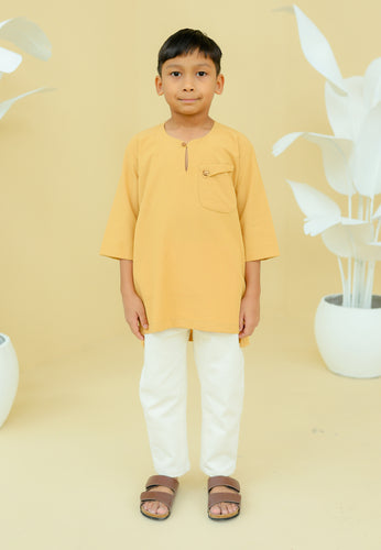 Paut Kurta Boy (Mustard)