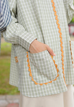 Load image into Gallery viewer, Camilla Checkered Top (Pastel Green)