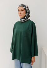 Load image into Gallery viewer, Zen Boxy T-Shirt (Emerald Green)