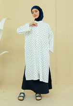 Load image into Gallery viewer, Ibna Printed Tunic (White Blue)