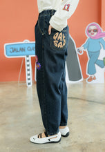 Load image into Gallery viewer, Bunga-Bunga Jeans (Greenish Blue)