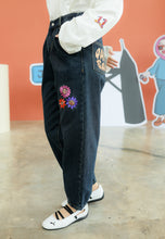 Load image into Gallery viewer, Bunga-Bunga Jeans (Greenish Blue)