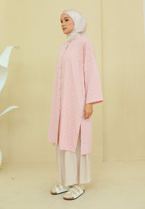 Ibna Printed Tunic (Pastel Pink)