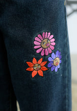 Load image into Gallery viewer, Bunga-Bunga Jeans (Greenish Blue)