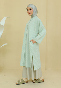 Ibna Printed Tunic (Mint Green)