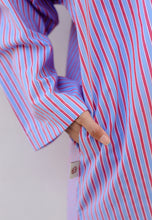 Load image into Gallery viewer, Ibna Printed Tunic (Red Blue Stripe)