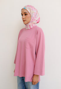 Zen Boxy T-Shirt (Pastel Pink)