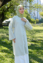 Load image into Gallery viewer, Ibna Printed Tunic (Lime Stripe)