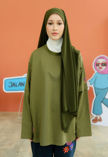 Tak Qaysaa Mana T-Shirt (Army Green)