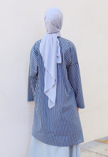 Load image into Gallery viewer, Ibna Printed Tunic (Dark Blue Stripe)
