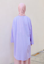 Load image into Gallery viewer, Ibna Printed Tunic (Pink Blue Stripe)