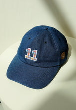 Load image into Gallery viewer, Bunga 11 Dad Cap (Blue-Black Denim)