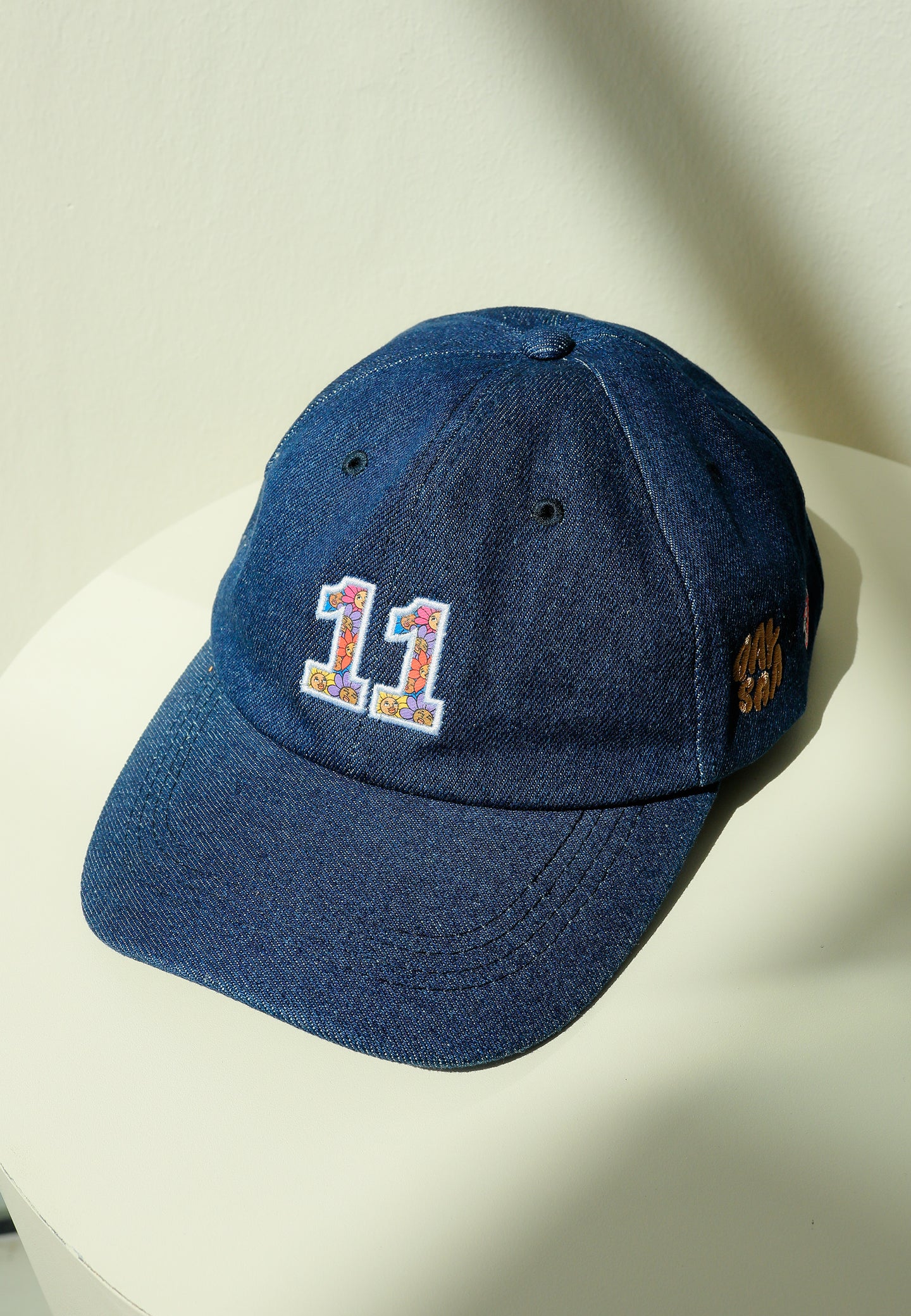 Bunga 11 Dad Cap (Blue-Black Denim)