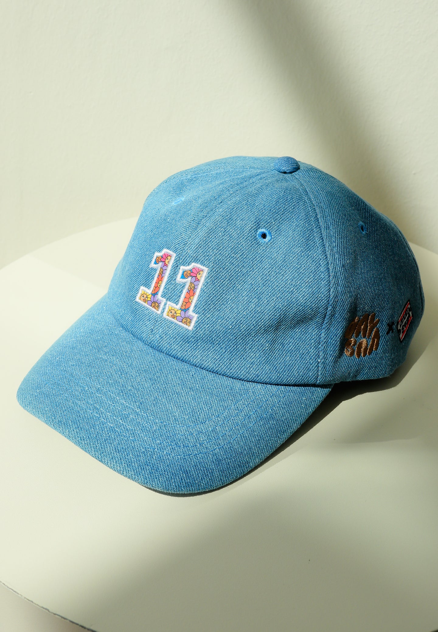 Bunga 11 Dad Cap (Light Blue Denim)