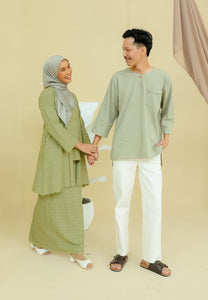 Ukhwah Kurung (Sage Green)