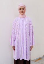 Load image into Gallery viewer, Ibna Printed Tunic (Pink Choco Stripe)