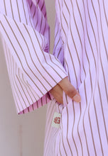 Load image into Gallery viewer, Ibna Printed Tunic (Pink Choco Stripe)