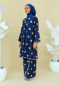 Akrab Kurung (Navy Blue)