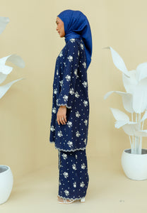 Akrab Kurung (Navy Blue)