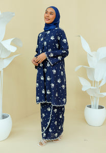 Akrab Kurung (Navy Blue)