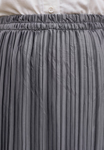 Tyesha Pleated Skirt (Ash Grey)