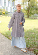 Load image into Gallery viewer, Ibna Printed Tunic (Dark Choco Stripe)