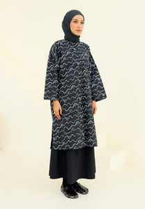 Ibna Printed Tunic (Black)