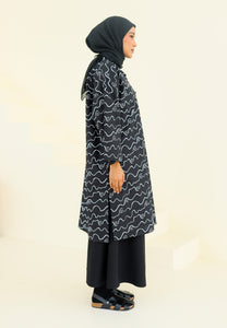 Ibna Printed Tunic (Black)